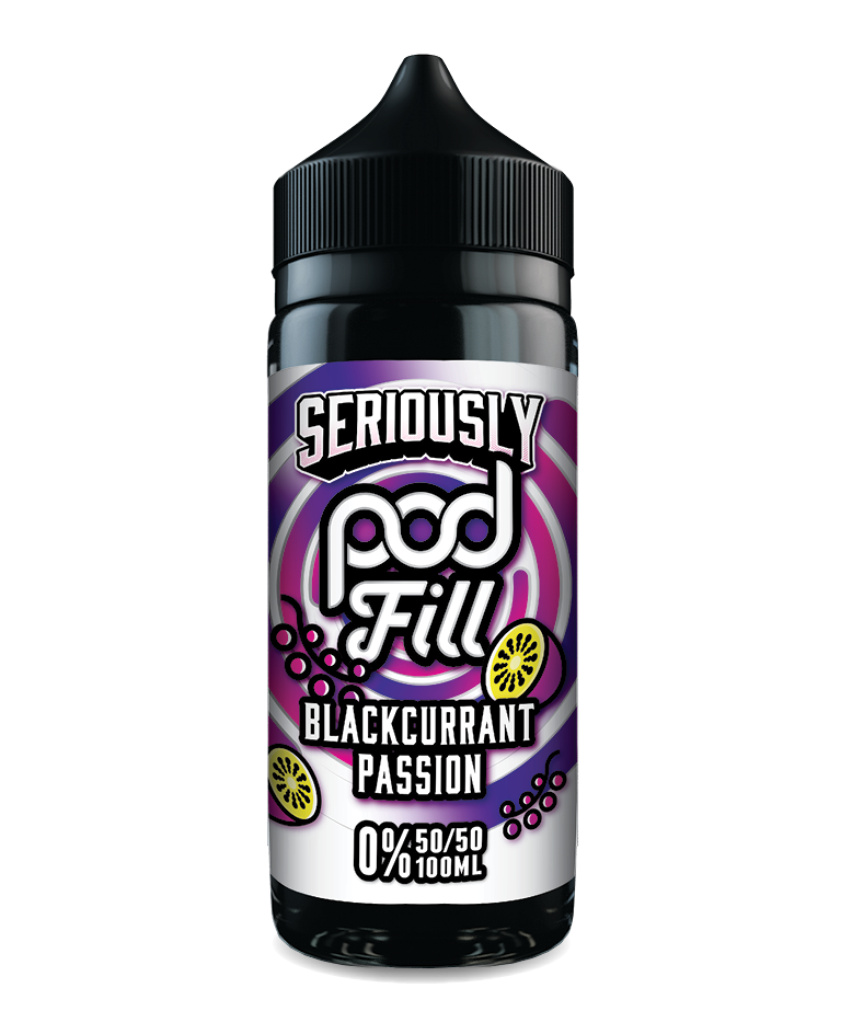 Seriously pod fill black currant 100ml shortfill