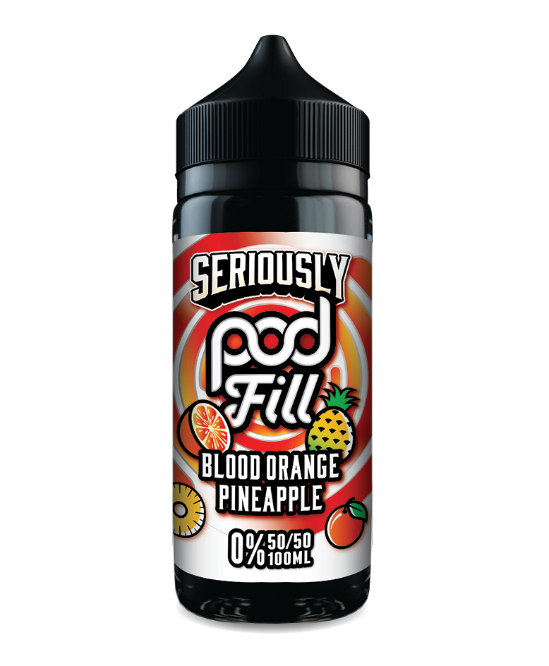 Seriously pod fill blood orange 100ml shortfill