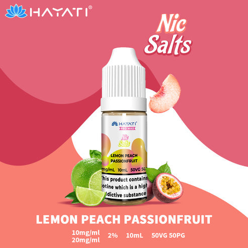 Hayati Pro Max -Lemon Peach Passion Fruit