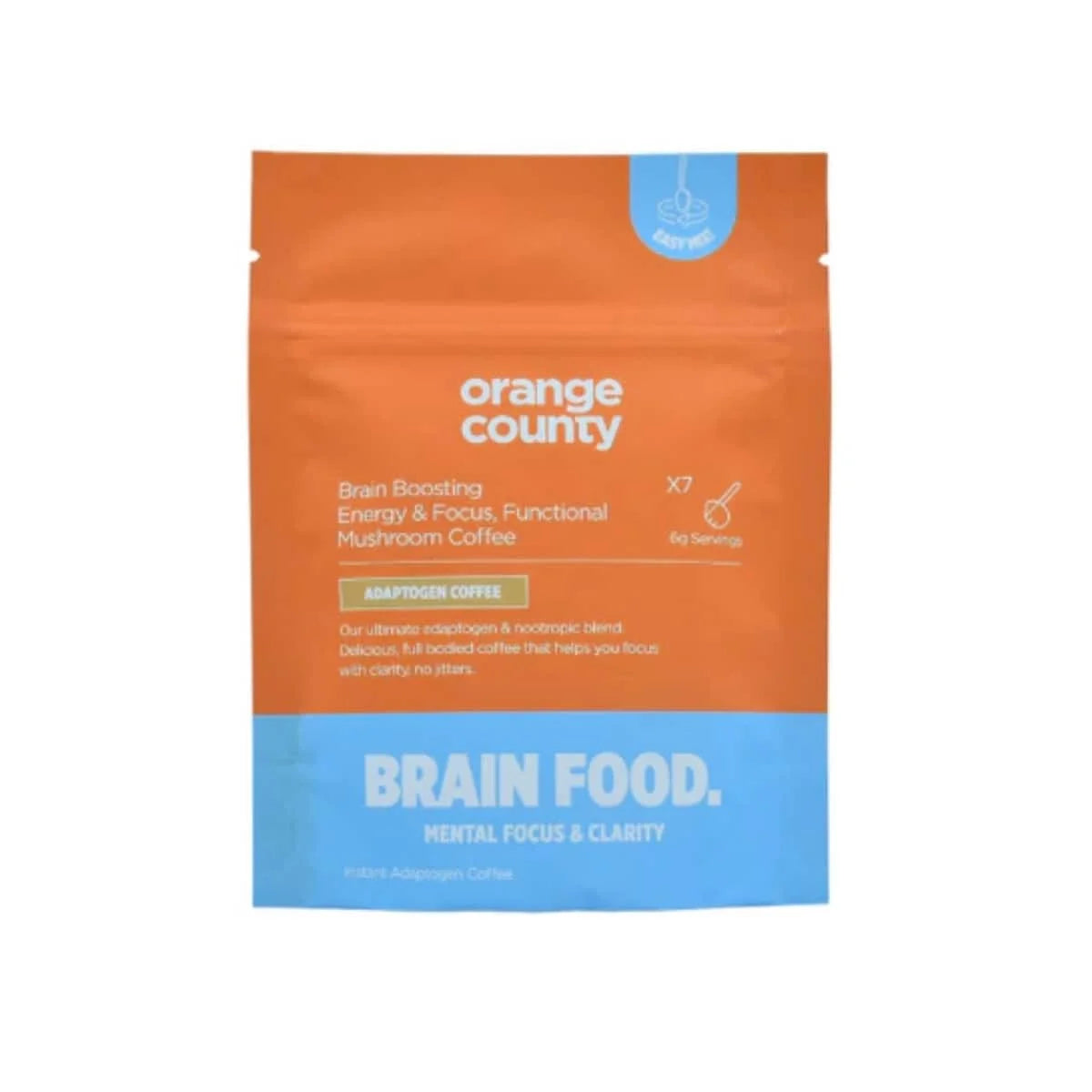 Orange County Lion's Mane Coffee Focus, Energy | Brain Food 1-Week Supply