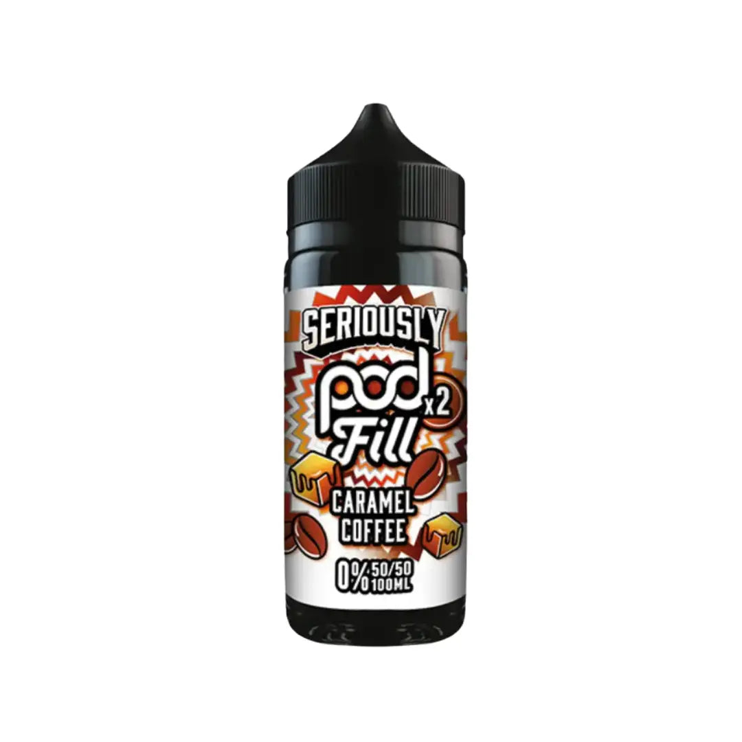 Seriously pod fill caramel coffee 100ml shortfill