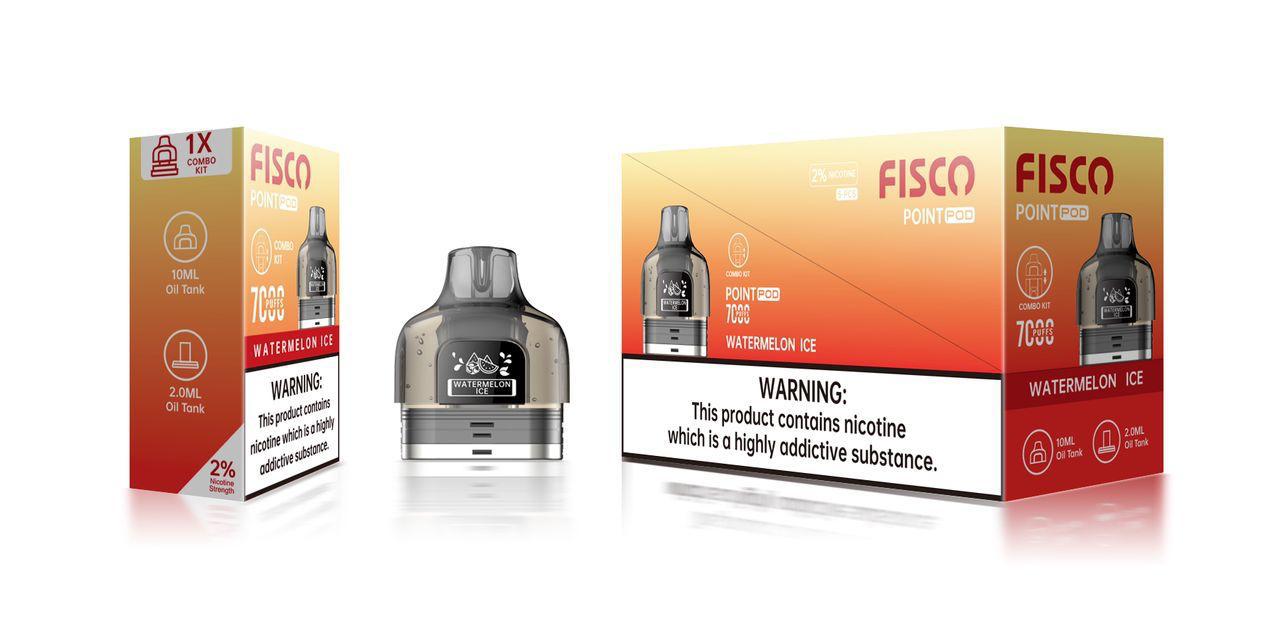 Shop Fisco Point Pro 7000 Replacement Pods Pack of 5 - Fisco Point Pro 7000 Replacement Pods Pack of 5 - Mcr Vape Distro - Vape Blaze