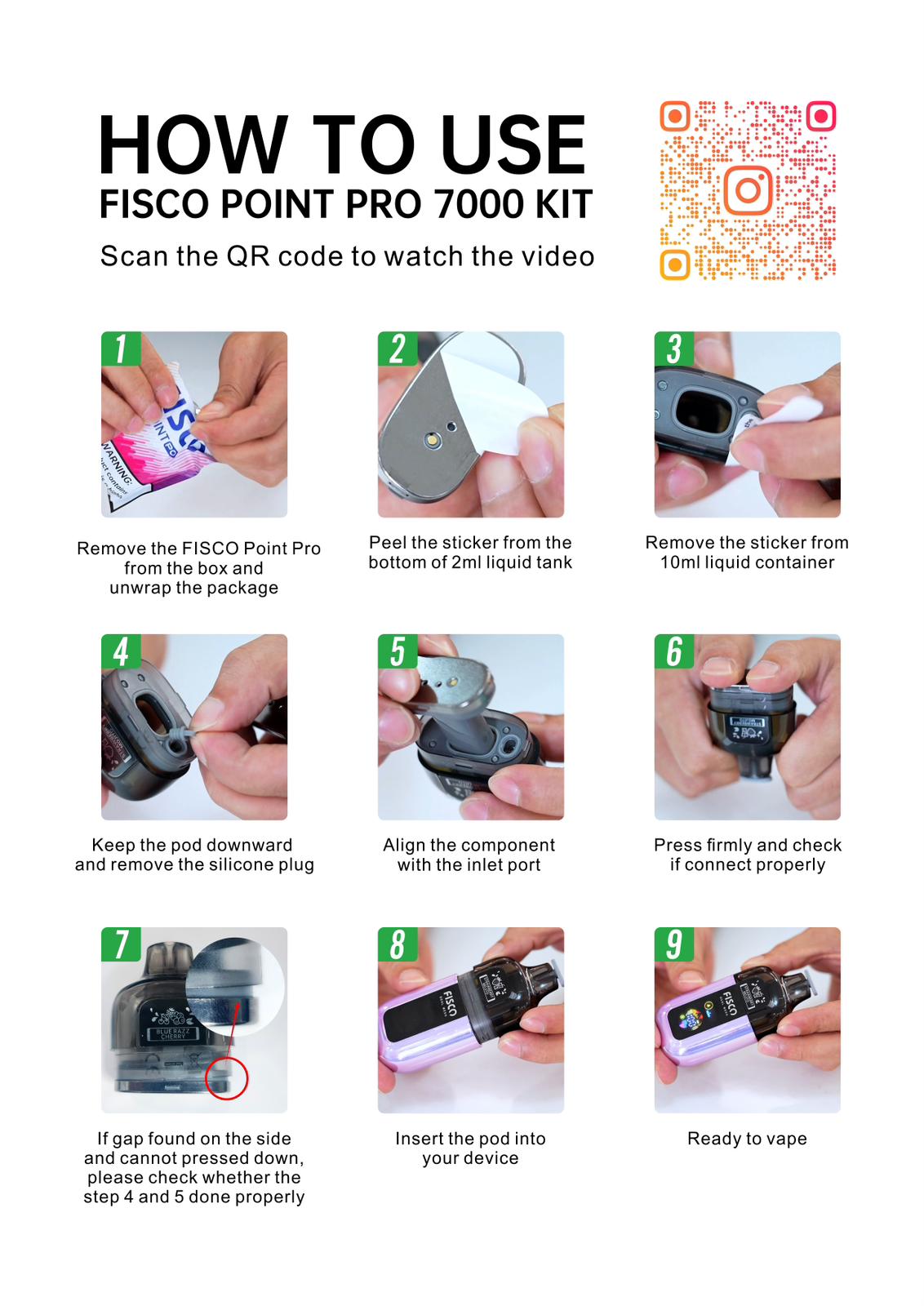 Shop Fisco Point Pro 7000 Replacement Pods Pack of 5 - Fisco Point Pro 7000 Replacement Pods Pack of 5 - Vape Blaze