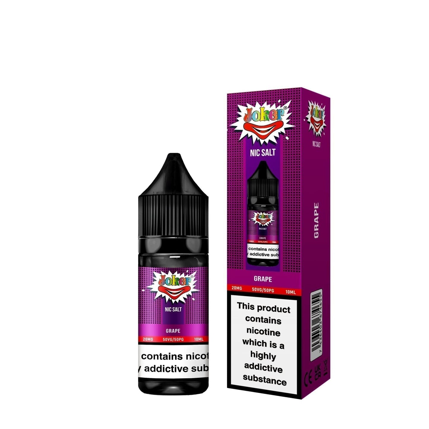 Shop Joker Nic Salt 10ml E - liquids - Box of 10 - Joker Nic Salt 10ml E - liquids - Box of 10 - Vape Blaze