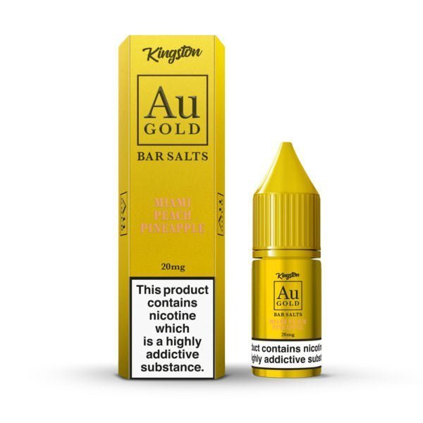 Shop Kingston Au Gold Bar Salts 10ml E - liquids - Box of 10 - Kingston Au Gold Bar Salts 10ml E - liquids - Box of 10 - Vape Blaze