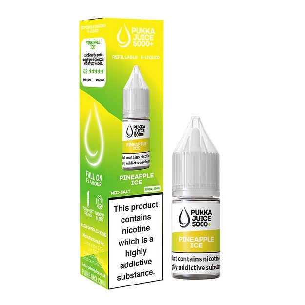 Shop Pukka Juice 5000+ Nic Salts 10ml - Box of 10 - Pukka Juice 5000+ Nic Salts 10ml - Box of 10 - Vape Blaze