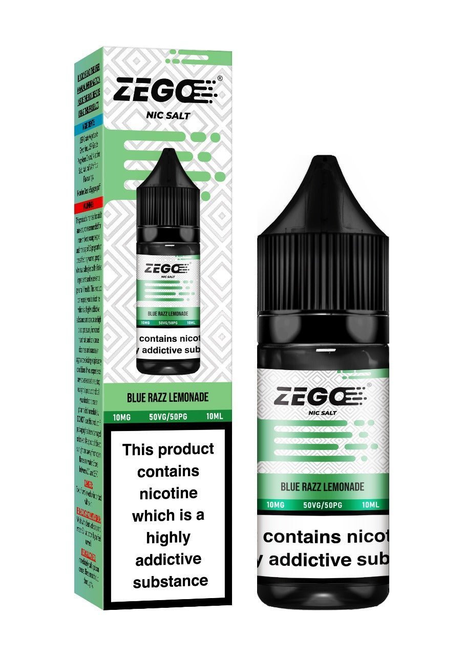 Shop Zego Nic Salt 10ml E - Liquid - Box of 10 - Zego Nic Salt 10ml E - Liquid - Box of 10 - Vape Blaze