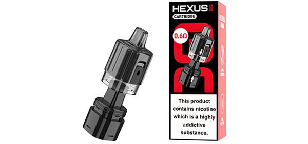 Hexus Go Replacement Pod + Refillable Container
