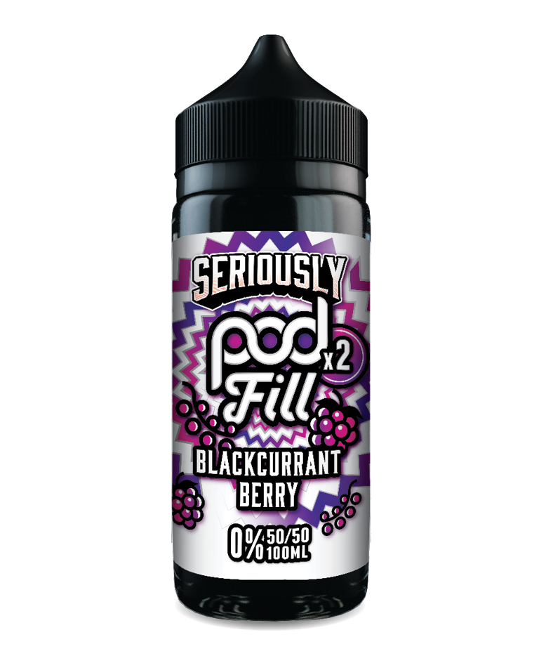 Seriously pod fill blackcurrant berry 100ml shortfill