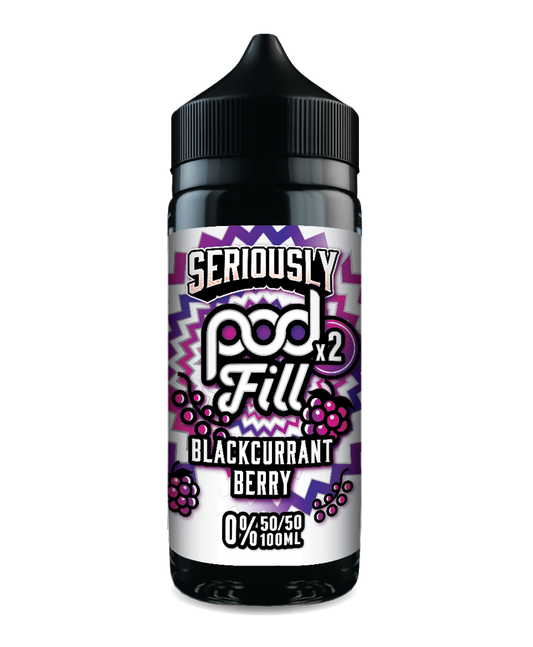 Seriously pod fill blackcurrant berry 100ml shortfill