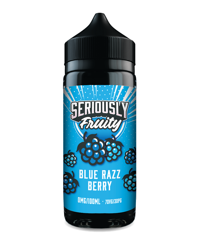 Seriously fruity blue razz berry 100ml shortfill