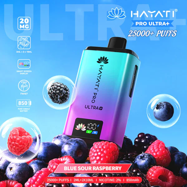 Hayati Pro Ultra Plus 25000+ Puffs Prefilled Vape