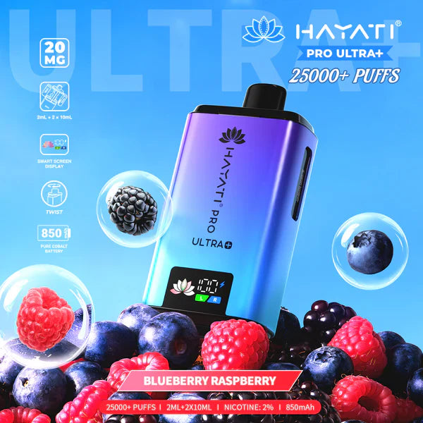 Hayati Pro Ultra Plus 25000+ Puffs Prefilled Vape