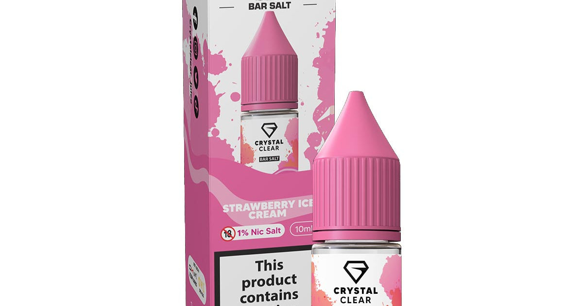 Crystal Clear Bar Salts Strawberry Ice Cream