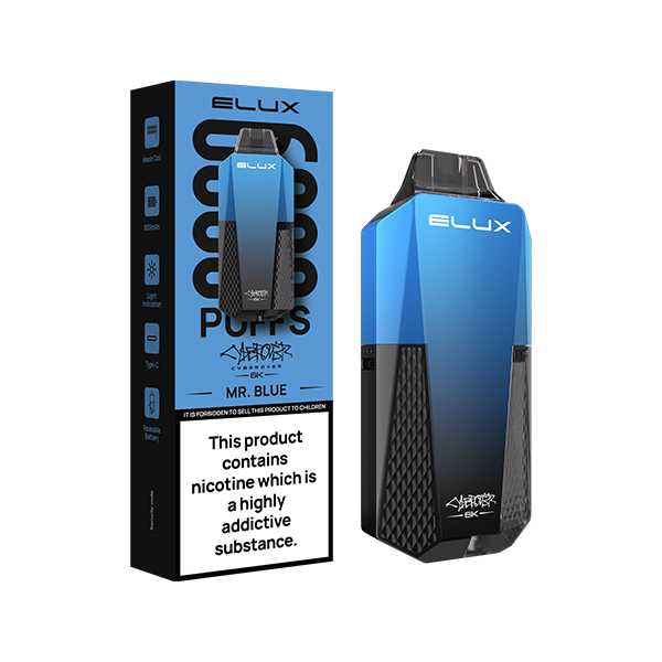 Elux Cyberover 6000 Puffs Prefilled Pod Vape
