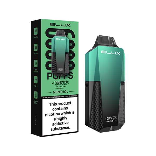 Elux Cyberover 6000 Puffs Prefilled Pod Vape