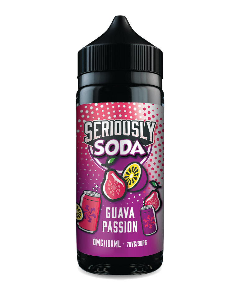 Seriously soda guava passion 100ml shortfill