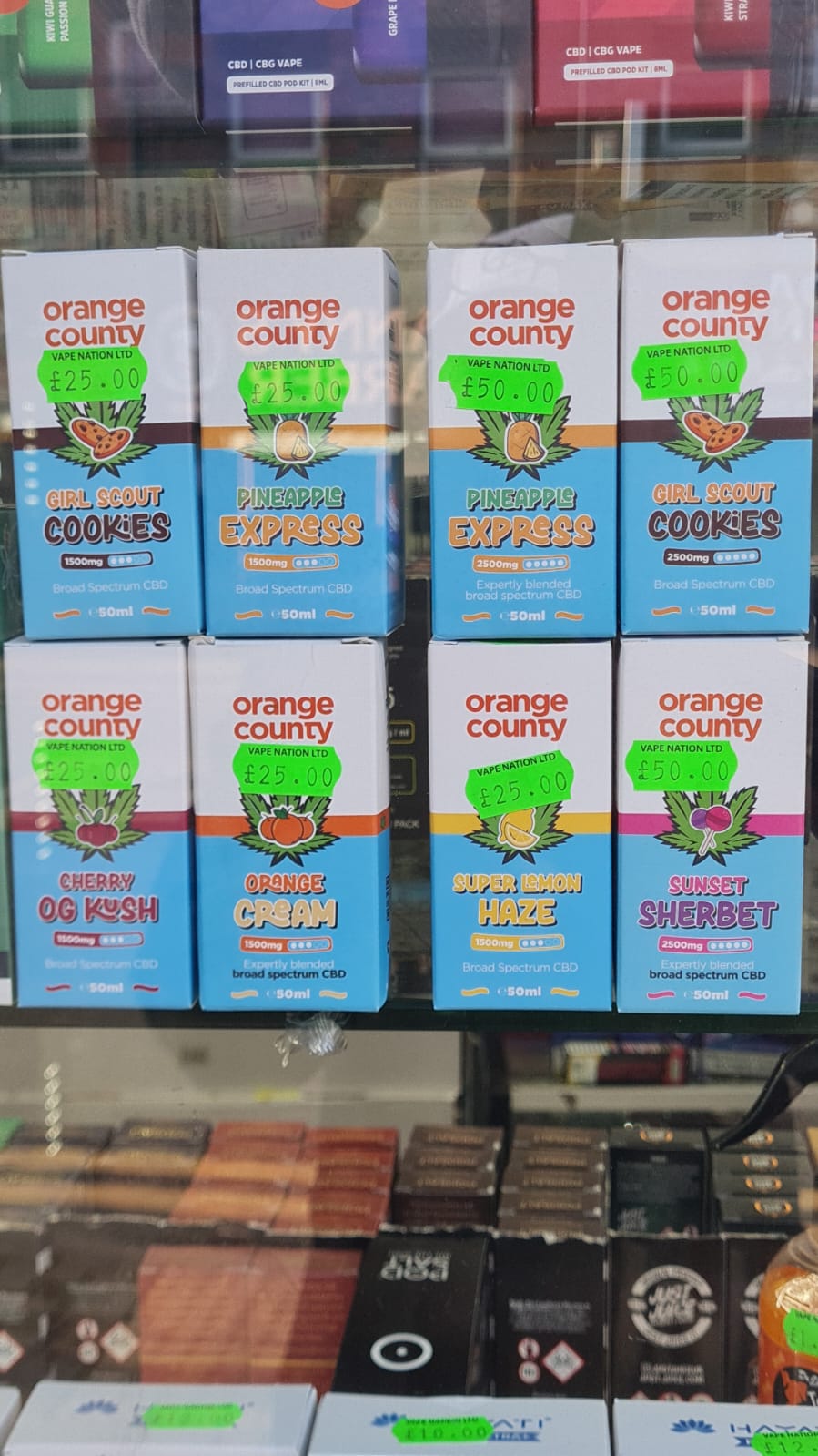 Orange County Broad Spectrum CBD (1500mg - 2500mg) 50ml