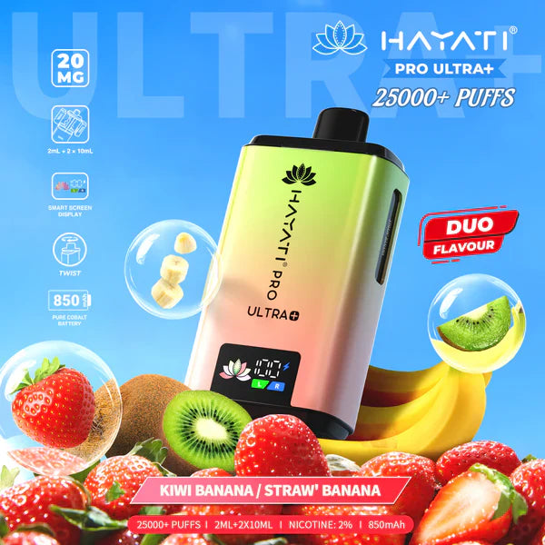 Hayati Pro Ultra Plus 25000+ Puffs Prefilled Vape