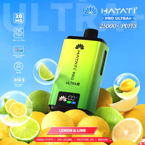 Hayati Pro Ultra Plus 25000+ Puffs Prefilled Vape