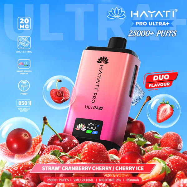 Hayati Pro Ultra Plus 25000+ Puffs Prefilled Vape