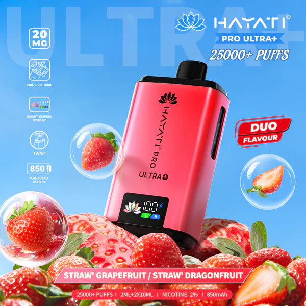Hayati Pro Ultra Plus 25000+ Puffs Prefilled Vape