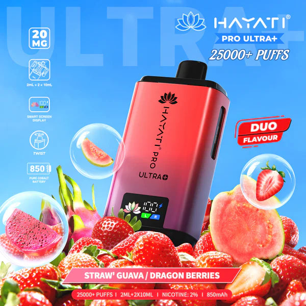 Hayati Pro Ultra Plus 25000+ Puffs Prefilled Vape