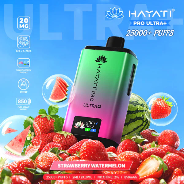 Hayati Pro Ultra Plus 25000+ Puffs Prefilled Vape