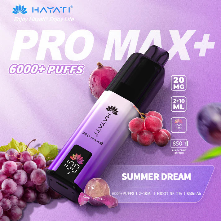Hayati Pro Max Plus 6000 Prefilled Pod Kit