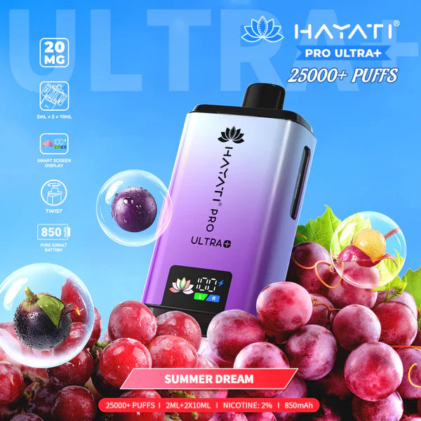 Hayati Pro Ultra Plus 25000+ Puffs Prefilled Vape