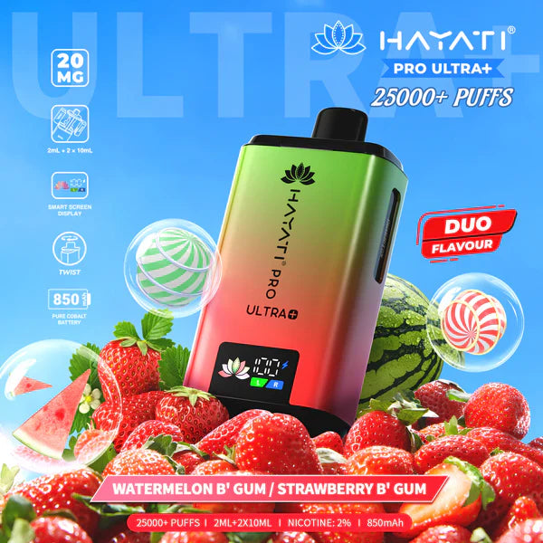 Hayati Pro Ultra Plus 25000+ Puffs Prefilled Vape