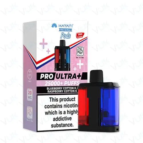Hayati Pro Ultra Plus 25K Prefilled Pods | Duo Flavour