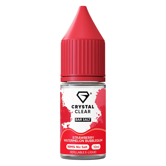 Crystal Clear Bar Salts Strawberry Watermelon Bubblegum