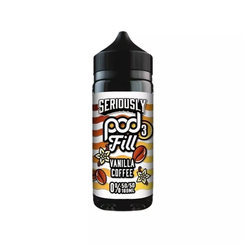 Seriously pod fill vanilla coffee 100ml shortfill