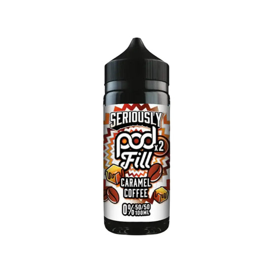 Seriously pod fill caramel coffee 100ml shortfill