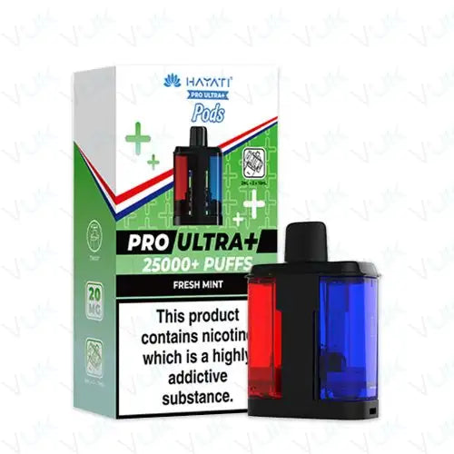 Hayati Pro Ultra Plus 25K Prefilled Pods | Duo Flavour
