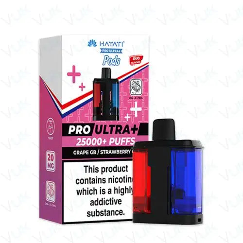 Hayati Pro Ultra Plus 25K Prefilled Pods | Duo Flavour