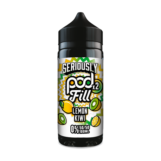 Seriously pod fill lemon kiwi 100ml shortfill