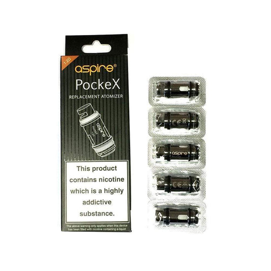 Shop Aspire Pockex - 0.6 ohm - Coils - Aspire Pockex - 0.6 ohm - Coils - Vape Blaze