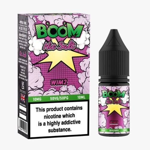 Shop Boom Nic Salt 10ml E - Liquids - Pack Of 5 - Boom Nic Salt 10ml E - Liquids - Pack Of 5 - Vape Blaze