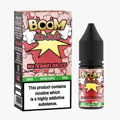 Shop Boom Nic Salt 10ml E - Liquids - Pack Of 5 - Boom Nic Salt 10ml E - Liquids - Pack Of 5 - Vape Blaze