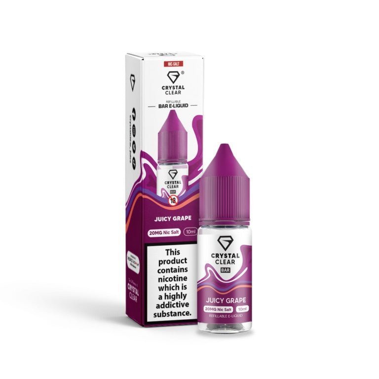 Shop Crystal Clear Nic Salt 10ml E - liquids(BOX OF 10) - Crystal Clear Nic Salt 10ml E - liquids(BOX OF 10) - Vape Blaze