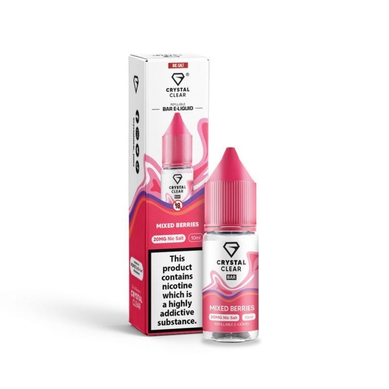 Shop Crystal Clear Nic Salt 10ml E - liquids(BOX OF 10) - Crystal Clear Nic Salt 10ml E - liquids(BOX OF 10) - Vape Blaze