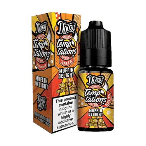Shop Doozy Temptation Nic Salt 10ml E - Liquids Box of 10 - Doozy Temptation Nic Salt 10ml E - Liquids Box of 10 - Vape Blaze
