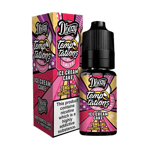 Shop Doozy Temptation Nic Salt 10ml E - Liquids Box of 10 - Doozy Temptation Nic Salt 10ml E - Liquids Box of 10 - Vape Blaze