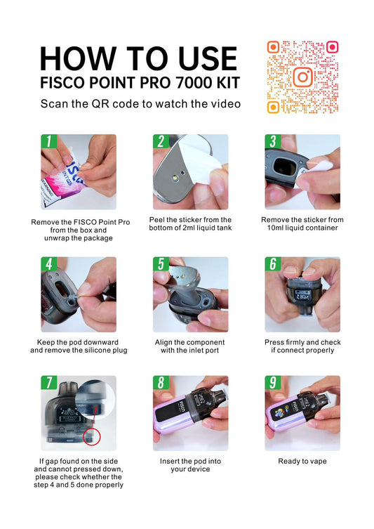 Shop Fisco Point Pro 7000 Replacement Pods Pack of 5 - Fisco Point Pro 7000 Replacement Pods Pack of 5 - Vape Blaze
