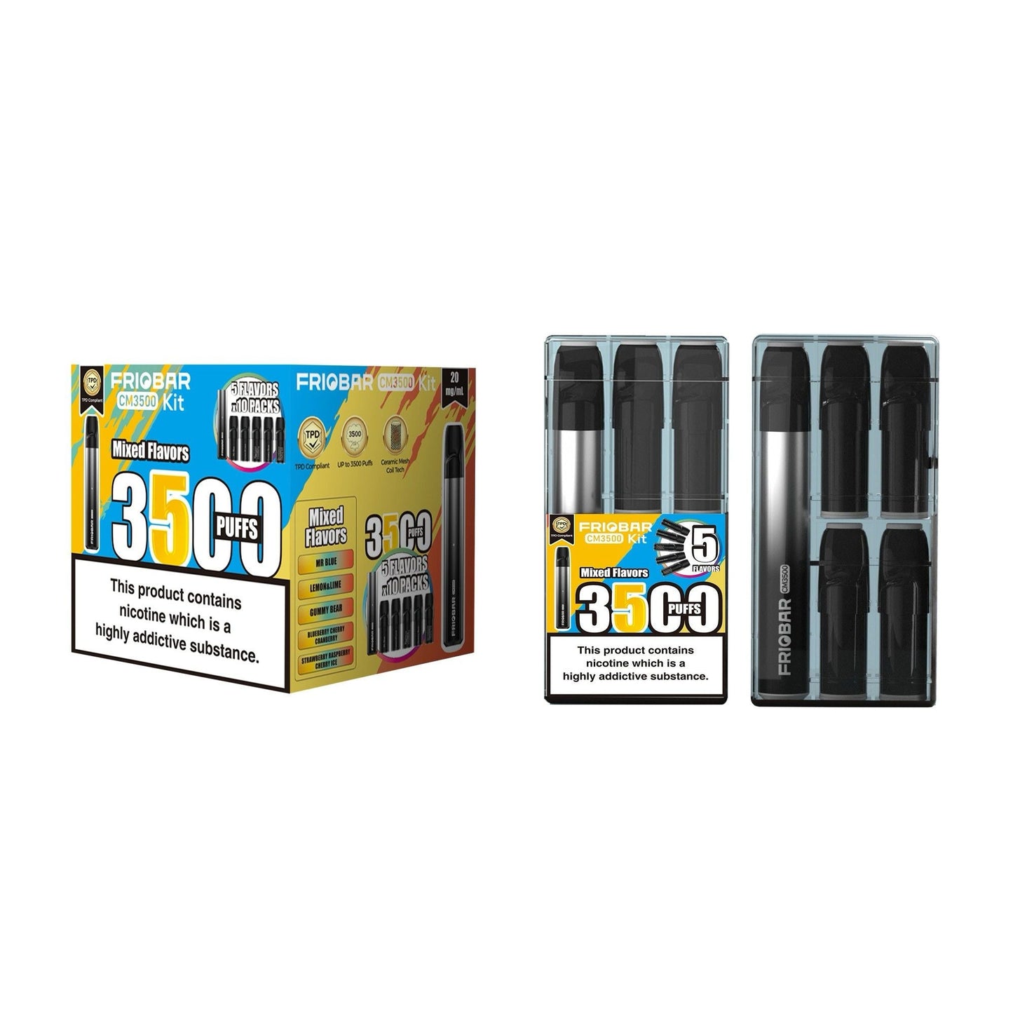 Shop Freemax Friobar 3500 Puffs Pod Sytem Kit - Freemax Friobar 3500 Puffs Pod Sytem Kit - Vape Blaze
