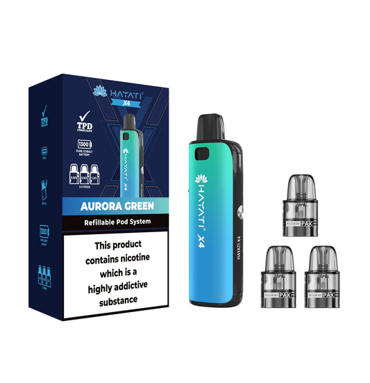 Shop Hayati X4 Refillable Pod System Kit - Hayati X4 Refillable Pod System Kit - Vape Blaze