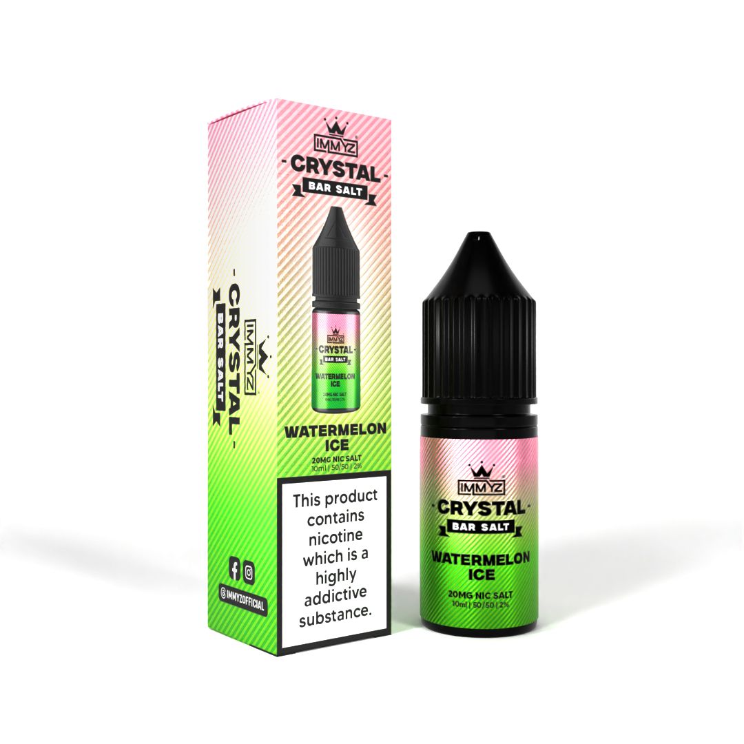 Shop IMMYZ Crystal Bar Nic Salt 10ml E - liquid Pack of 10 - IMMYZ Crystal Bar Nic Salt 10ml E - liquid Pack of 10 - Vape Blaze
