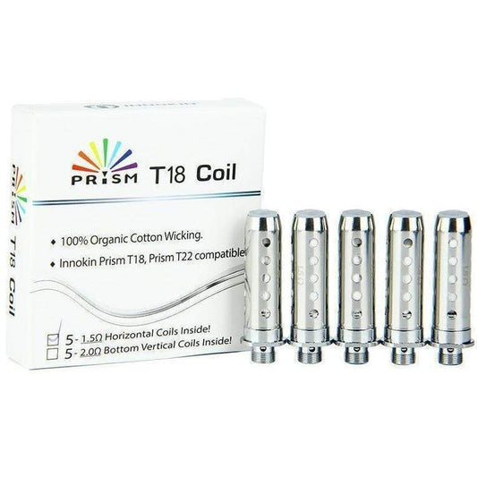 Shop Innokin T18 - 1.5 ohm - Coils - 5pack - Innokin T18 - 1.5 ohm - Coils - 5pack - Vape Blaze